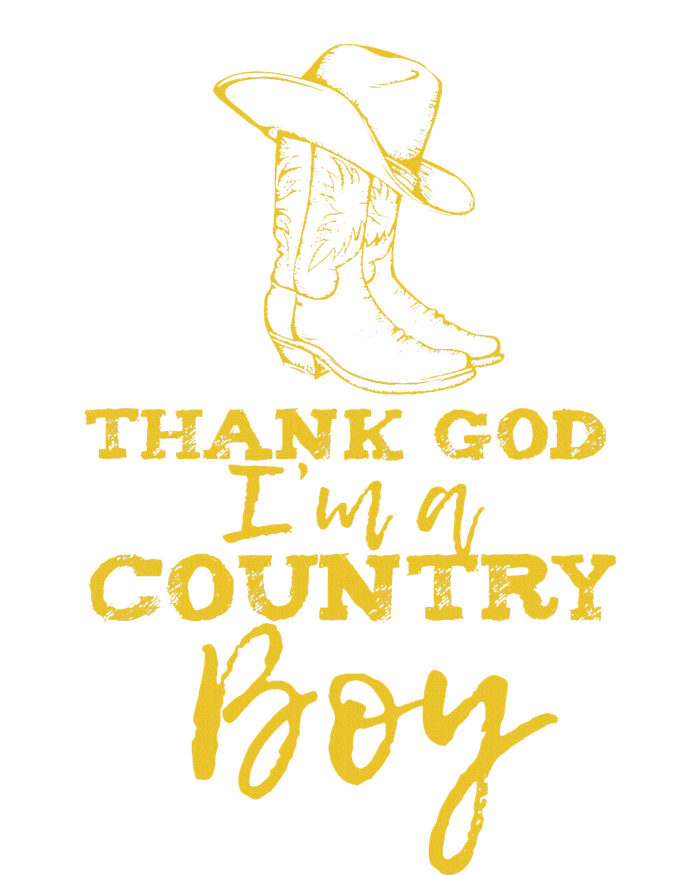 Country Music Lyrics Quotes Thank God IM A Country Boy Tank Top