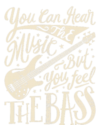 Bassist You Can Hear The Music But You Feel The Bass Guitar Women's Racerback Tank