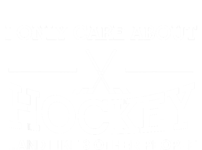 Sport Hockey Gifts Idea For I Only Care About Hockey Softstyle Adult Sport Polo