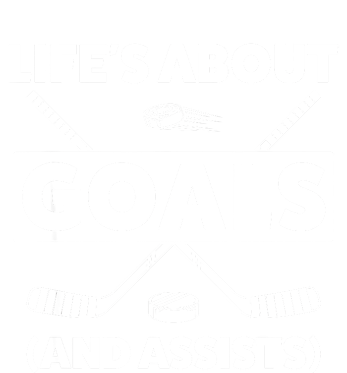 Funny Ice Hockey For Boy Lifes About Goals Gift T-Shirt