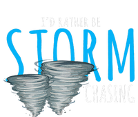 ID Rather Be Storm Chasing Tornado Chaser Hooded Wearable Blanket