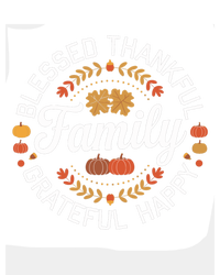 Blessed Thankful Family Thanksgiving Gift T-Shirt