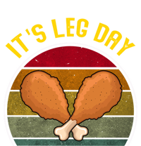 Funny Retro Turkey Day Leg Cute Gift ItS Leg Day Thanksgiving Meaningful Gift T-Shirt