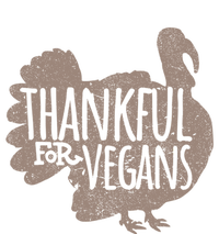 Funny Turkey Thankful For Vegans Vegan Vegetarian Vegetables Gift Sweatshirt Cinch Pack Bag