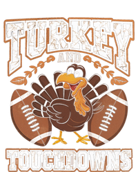 Turkey Touchdowns Football Holiday Celebration Fun Gift T-Shirt