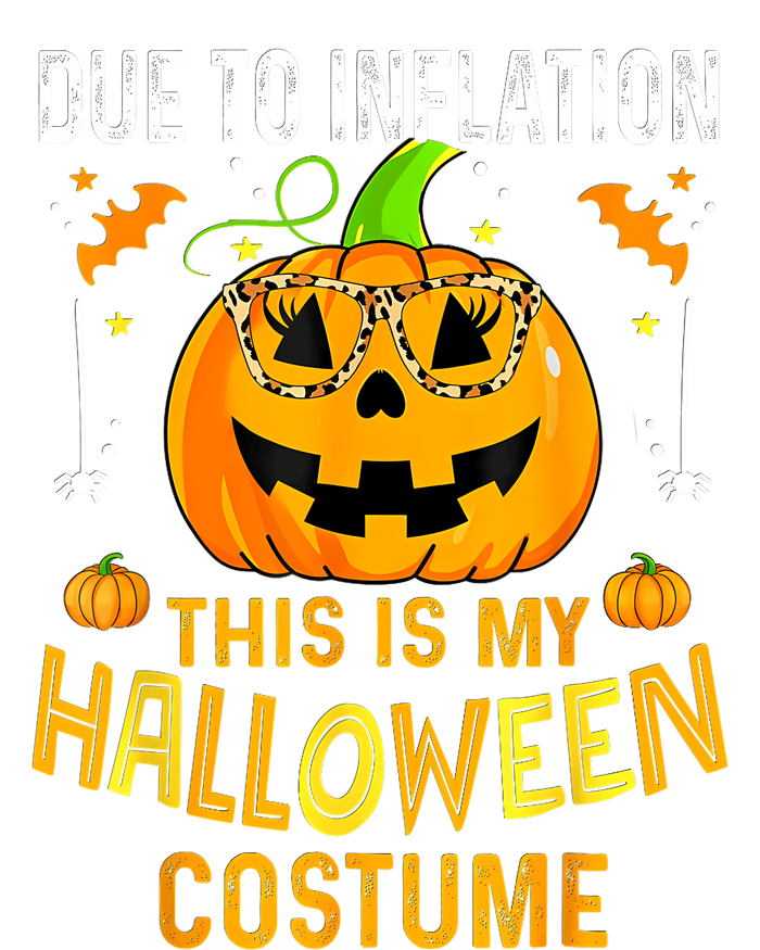 Pumpkin Due To Inflation This Is My Halloween Custome Ladies Essential Flowy Tank