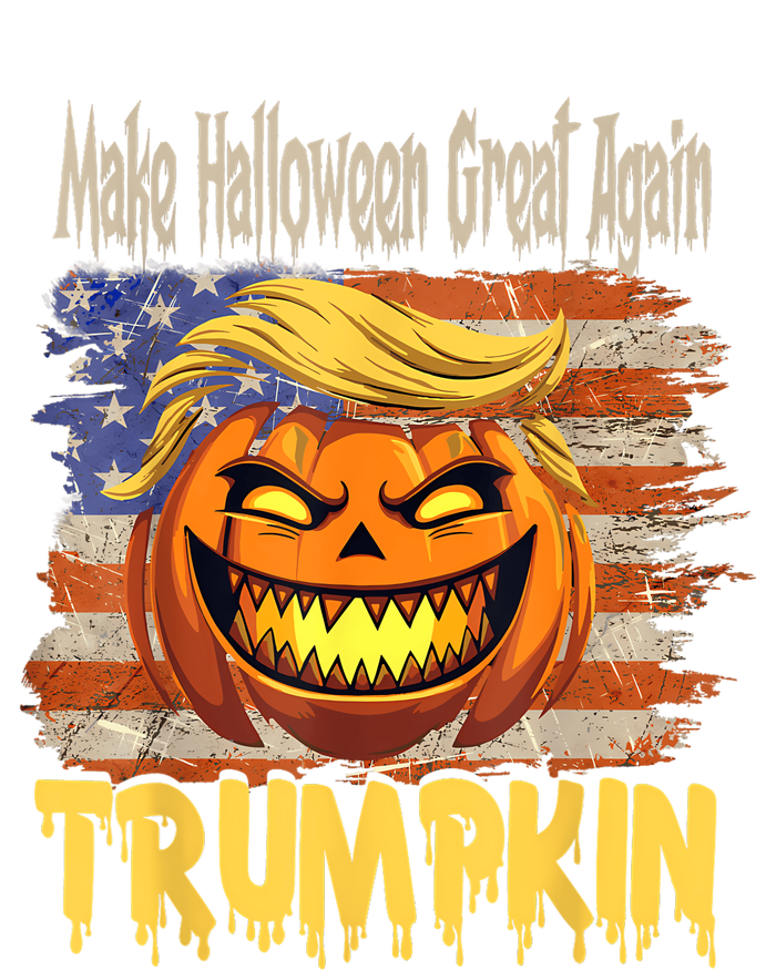 Trumpkin Make Halloween Great Again Flag Usa American T-Shirt