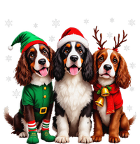 English Springer Spaniel Christmas Dogs Santa Reindeer Elf T-Shirt