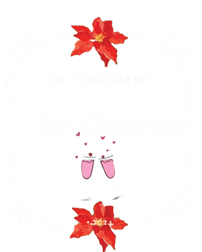 Wine Christmas  Funny Festive Quote  Holiday Apparel Pom Pom 12in Knit Beanie