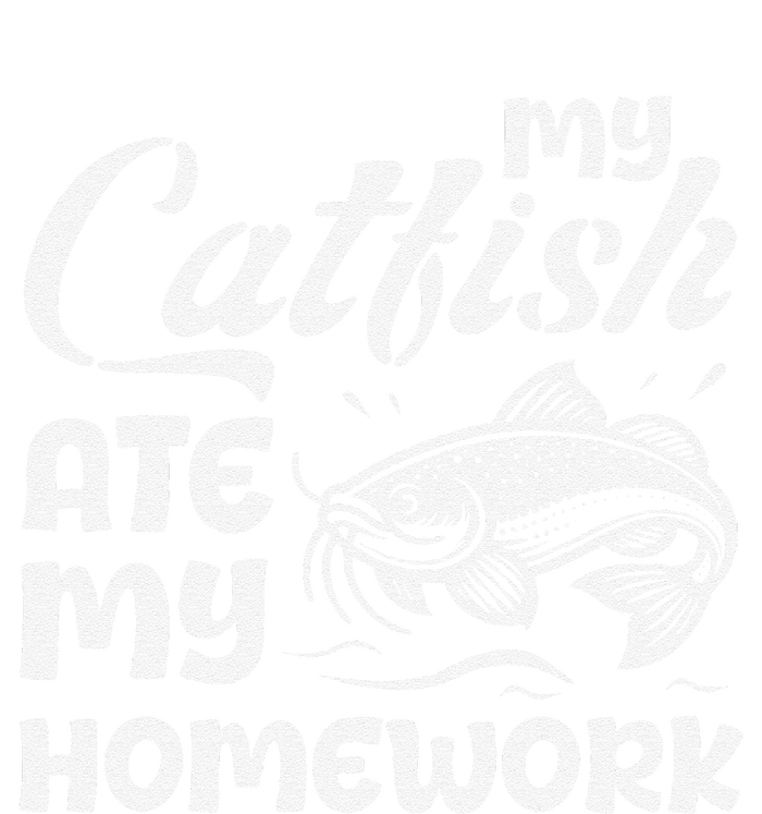 My Catfish Ate My Homework Funny Catfishing Fisherman T-Shirt