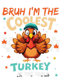 Thanksgiving Bruh Coolest Turkey At The Table Womens Funnel Neck Pullover Hood