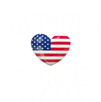 Virginia Loves Harris Walz America Vote Norfolk Richmond Va Gift T-Shirt