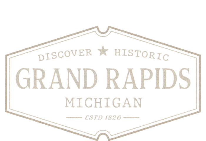 Grand Rapids Michigan Grand Rapids Mi Historic Snapback Five-Panel Rope Hat