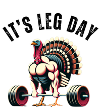 ItS Leg Day Funny Thanksgiving Gym Muscle Turkey Gift Short Acrylic Beanie