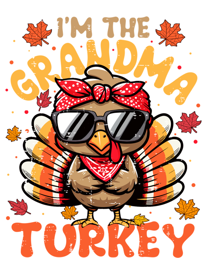 IM The Grandma Turkey Matching 2024 Family Thanksgiving Gift T-Shirt