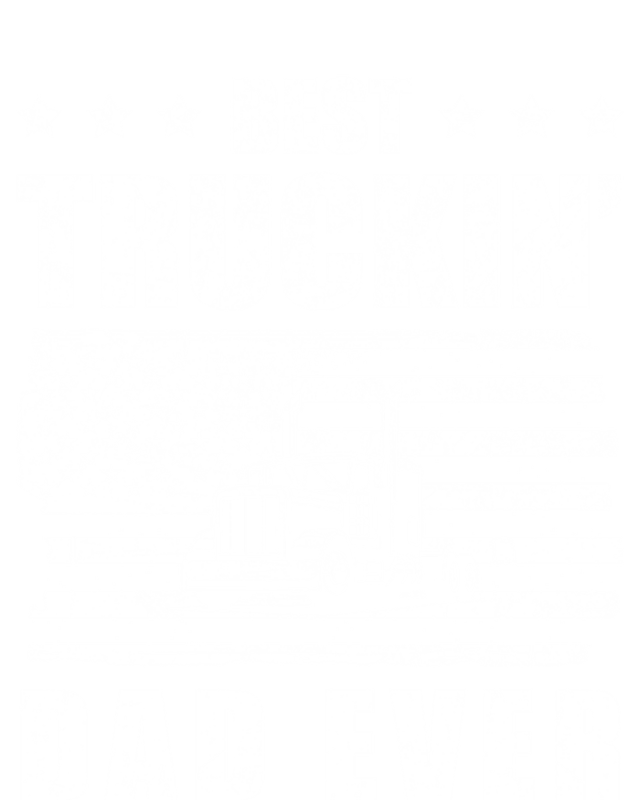 Trucker Best Truckin Dad Ever Driver Gift Striped Beanie with Solid Band