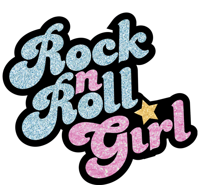 Rock N Roll Girl Cute Rockstar Concert T-Shirt