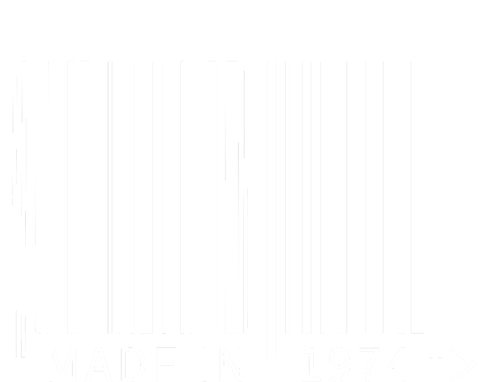 Made In 1974 Funny Barcode Design For Retail Lovers T-Shirt