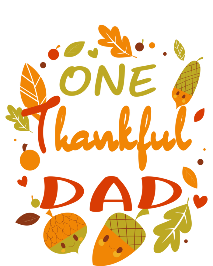 One Thankful Dad Cute Gift Family Daddy Thanksgiving Matching Gift Toddler Long Sleeve Shirt