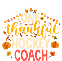 One Thankful Hockey Coach Thanksgiving Cute Fall Cute Gift Women's T-Shirt