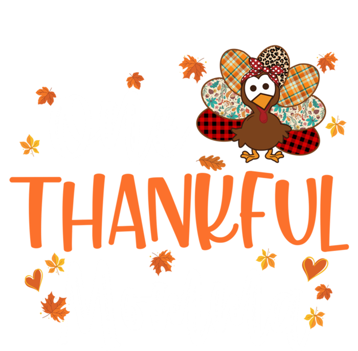 One Thankful Momma Thanksgiving Family Matching Turkey Gift Sustainable Knit Beanie