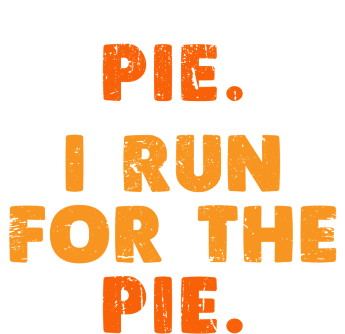 Pie I Run For Pie Funny Pumpkin Pie Lover Turkey Trot Fan Gift Women's Tri-Blend 3/4-Sleeve Raglan Shirt