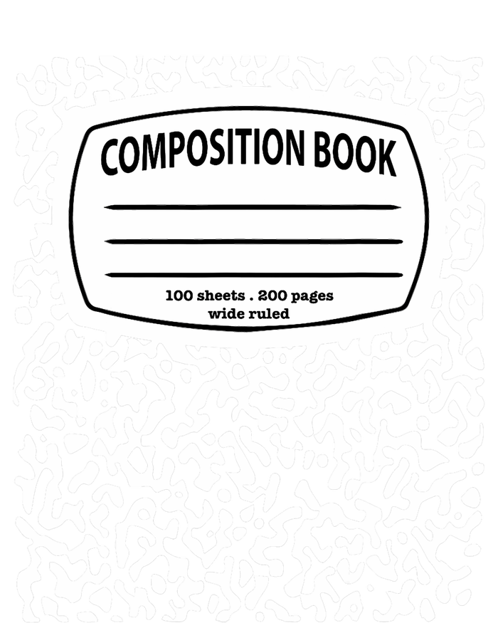 Composition Notebook Costume Matching Group Halloween Coaster