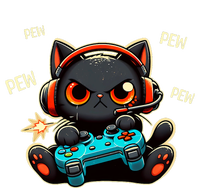 Cute Gamer Cat Playing Video Pew Pew T-Shirt