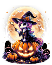 Cute Unicorn Witch Pumpkin Halloween Daughter Valucap Bio-Washed Visor