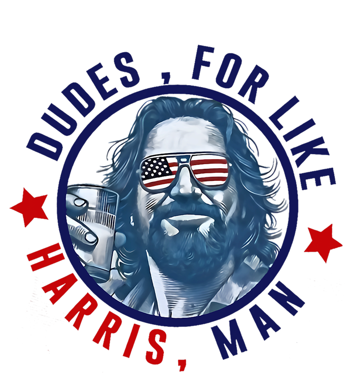 Dudes For Like Harris Man Funny White Dudes For Harris 2024 T-Shirt