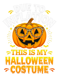 Due To Inflation This Is My Halloween Custome Pumpkin Funny Valucap Bio-Washed Visor