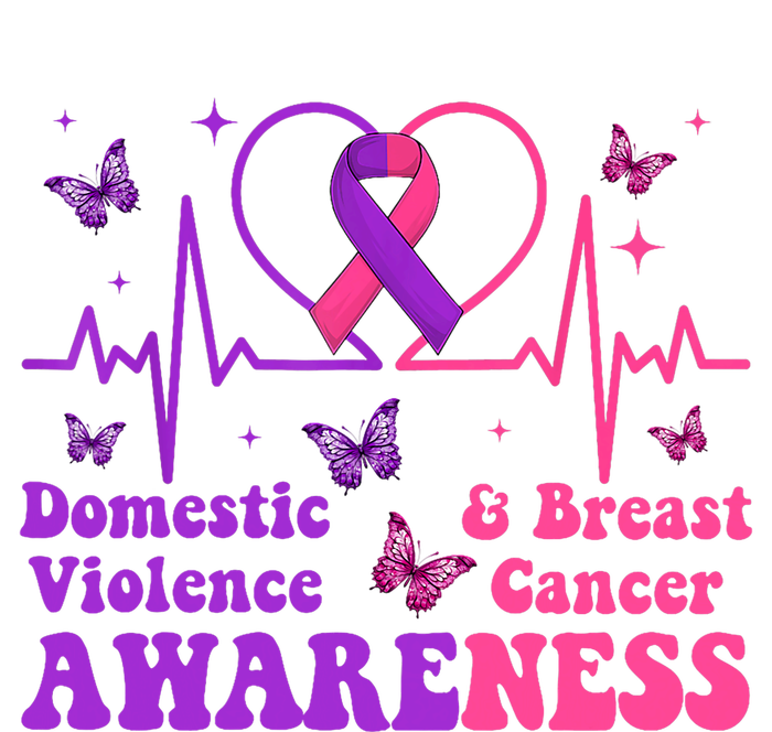 Domestic Violence & Breast Cancer Awareness Month Warrior T-Shirt