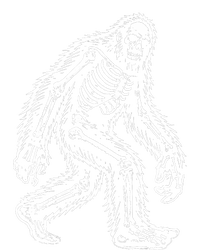 Funny Bigfoot Sasquatch Halloween Skeleton T-Shirt