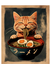 Funny Ginger Cat Ramen Japanese Graphic Kawaii Anime T-Shirt