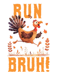 Run Bruh Funny Running Turkey Trot Fun Run Thanksgiving Gift Full Zip Hoodie