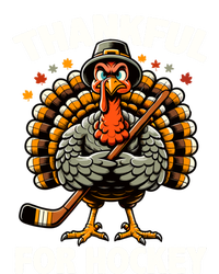 Thankful For Hockey Funny Turkey Thanksgiving Gift T-Shirt