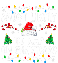 Most Likely To Nap On Christmas Family Matching Christmas Short Acrylic Beanie