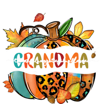 Thankful Grateful Blessed Grandma Pumpkin Matching Family Great Gift T-Shirt