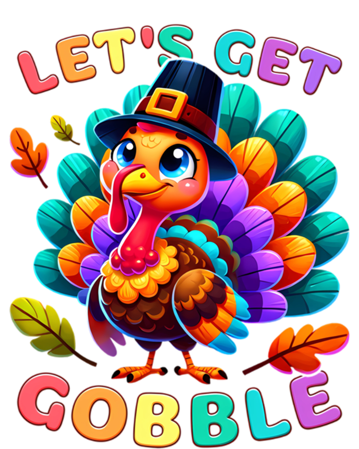 Thanksgiving Colourful Little Turkey Let S Get Gobble Cute Gift Mousepad