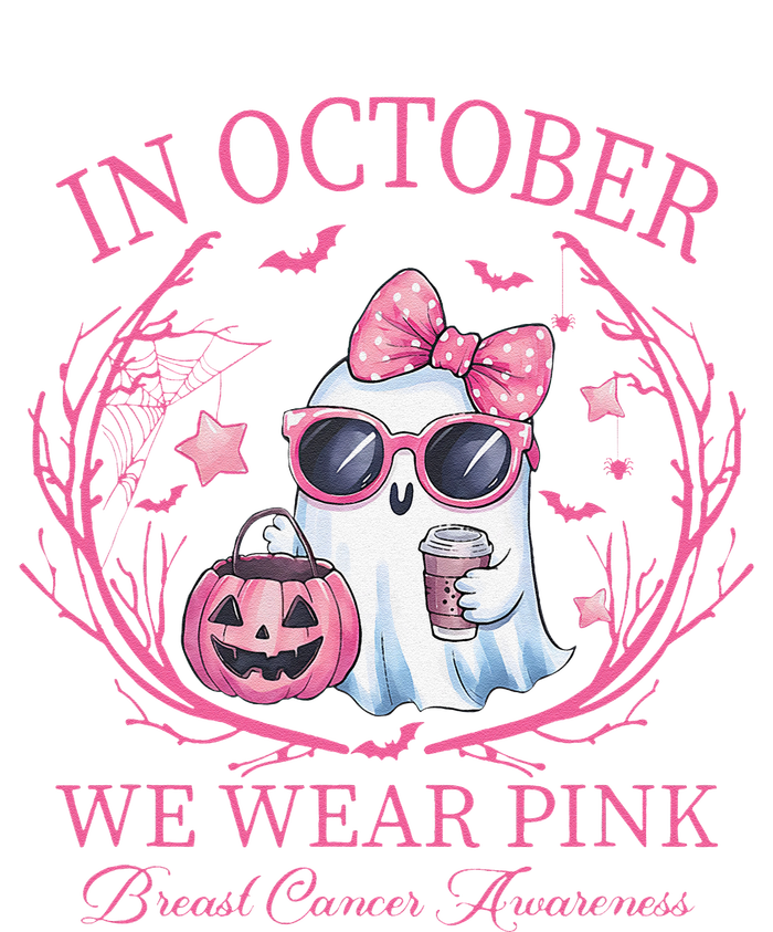 In October We Wear Pin.K Ghost Breast Cancer Awareness Sweatshirt