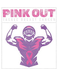 Pin.K Out Football Team Tackle Breast Cancer Awareness Month Performance Fleece Hoodie