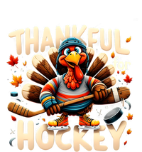 Turkey Thankful Hockey Funny Thanksgiving Hockey Lovers Gift Cool Gift T-Shirt