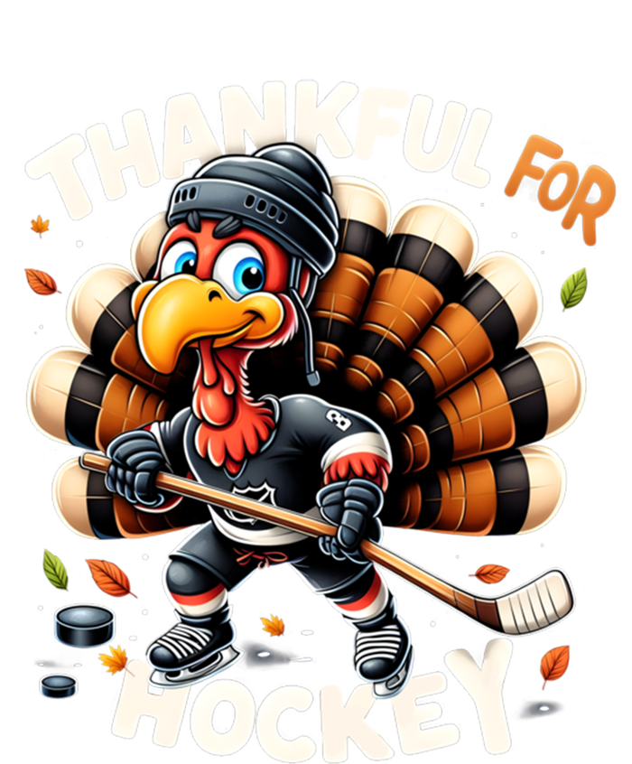 Turkey Thankful Hockey Retro Thanksgiving Hockey Lovers Gift Meaningful Gift T-Shirt