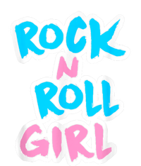 Rock N Roll Girl Cute Rockstar Concert Hooded Wearable Blanket