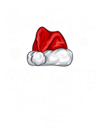 SantaS Favorite Nurse Christmas Hat Funny Nursing Gift Insulated Varsity Jacket