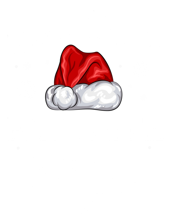 SantaS Favorite Nurse Christmas Hat Funny Nursing Gift Insulated Varsity Jacket