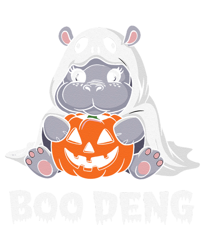 Funny Halloween Moo Deng Baby Hippo Boo Deng Ghost Costume Gift T-Shirt