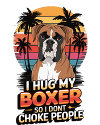 I Hug My Boxer So I DonT Choke People Mesh Reversible Basketball Jersey Tank