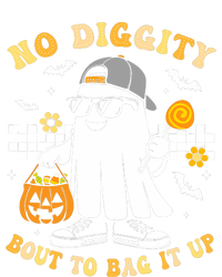 No Diggity Bout To Bag It Up Retro Ghost Halloween Kids T-Shirt