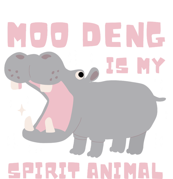 Cute Moo Deng Is My Spirit Animal Garment-Dyed Heavyweight T-Shirt